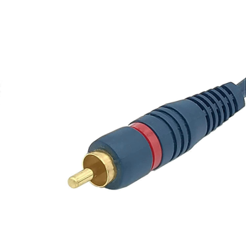 RCA Audio Splitter Cable, 15cm, 2-Pack, Blue 2