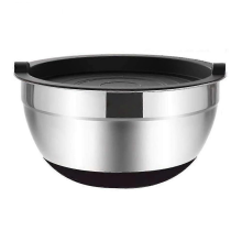 Stainless Steel Mixing Bowls with Lids, Airtight Kitchen Bowls Set for Baking Cooking Food Storage28cm