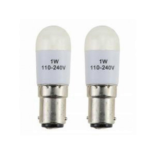 2-Pack BA15d LED Bulbs for Kenmore Sewing Machine, 15W A+ Energy Efficient