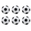 32mm Mini Footballs 6-Pack Replacement for Foosball Table Game Accessories 1