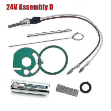 Eberspächer Hydronic D4WSC D5WSC 12V/24V Heizungs-Glühkerzen-Set mit Keramikstift, Dichtungen, Sieb und Schraubenschlüssel (24V-Baugruppe D)