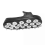 Flexible Spiked Shoes for Epoxy Floor Coating and Self-Leveling CementBlackOne size 2
