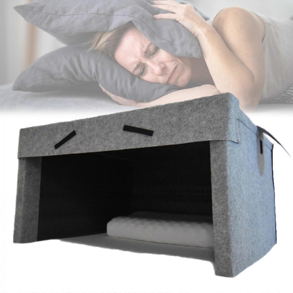 Light Portable Soundproof Sleep Cabin With Noise-Reducing Blanket For Sleepers