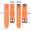 Solid Color Silicone Watch BandOrangeFor Garmin Fenix 7 Pro 47mm 4