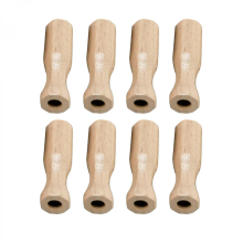 maniglie in legno per tavoli da calcio balilla standard, colore legno leggero