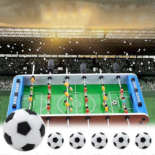 32mm Mini Footballs 6-Pack Replacement for Foosball Table Game Accessories 1