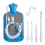 2L Enema Bag Kit with 3 Tips, 60" Silicone Hose, Adjustable FlowBLUE 1