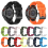 Solid Color Silicone Watch BandOrangeFor Garmin Fenix 7 Pro 47mm 2