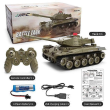 Q85 1/30 Scale RC Tank Model, 2.4G Programmable Remote Control Crawler with Sound Effects, Military Toy for BoysArmy Green