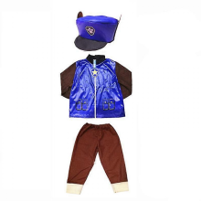 Set di costumi da cosplay per bambini e bambine PAW Patrol, regalo per festa di compleanno di Halloween, blu, taglia 105-1105 cm