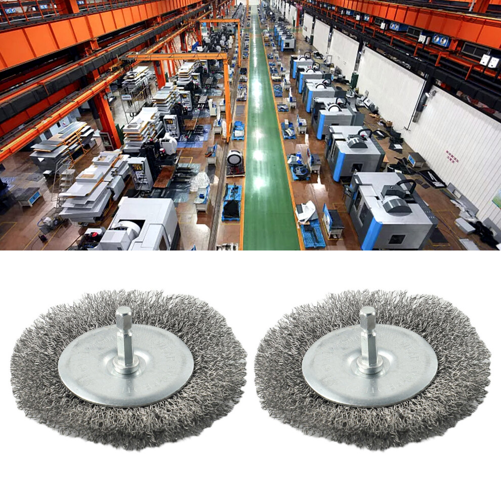 2Pcs Electric Joint Brush Replacement Brush Wire Brush Set For Efb 400 Blister Against Weeds Grass Trimmer Tool Parts 6935161544466