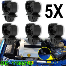 5 Stück Motorhaubenstangenhalterung Propeller-Stag-Halter Klemme 1180216 für Vauxhall Opel Astra G Zafira A Omega B Combo C Verschluss