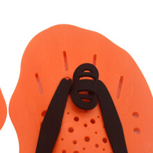 Anti-Rutsch-Handpaddel für Schwimmtraining - 19x13cm, Orange