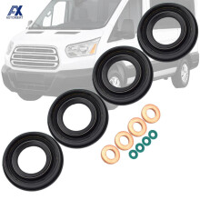 FÜR PEUGEOT BOXER 2.2 HDI FORD TRANSIT MK7 ORING EINSPRITZER-DICHTUNGSSET FÜR DICHTUNGSSCHEIBEN 2009 - 2013 2014 2015 2016 2017 2018 2019 2020