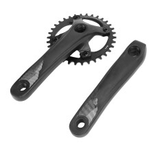34T Aluminium Fahrradkurbelgarnitur 104 BCD 7-12 Gang Einzelarm
