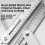 High-Precision Stainless Steel Angle Ruler: Versatile Tool For Woodworking Angle Ruler Measuring Ruler 1