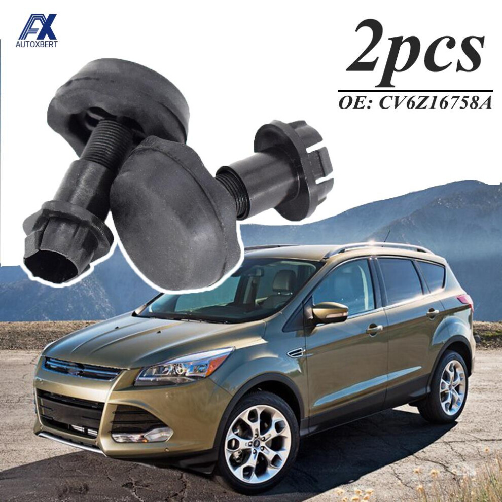 2Pcs Cv6z16758a Hood Stop Cushion Rubber Bumper For Ford C-Max Edge Endura Escape Kuga Focus Transit Connect Lincoln Mkc 6935161454994