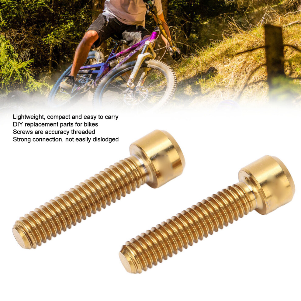 2 Stã¼Ck Fahrrad-Vorbauschraube M6 25 Mm Erweiterte 7465065000359
