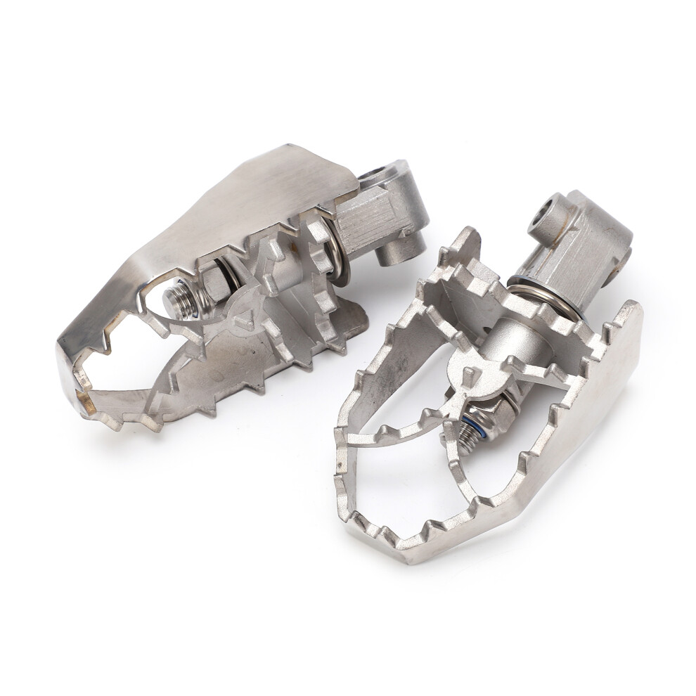 2Pcs Motorrad FuãRastenpedal 304 Edelstahl Ersatz 7465065006399