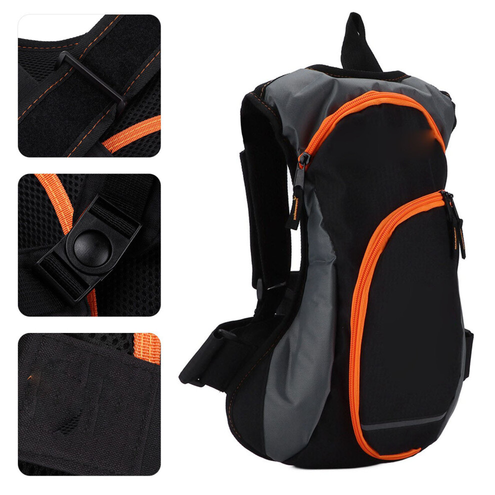 Waterproof Oxford Motorcycle Backpack 20L Durable Outdoor Knapsack Orange 6911377074751