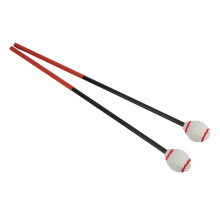 Carbon Fiber Cotton Thread Marimba Mallet for Bass Percussion White Head