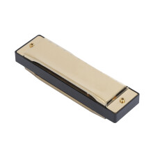 10 Hole 20 Tones G Key Harmonica with Box & Cloth - Wind Musical Instrument
