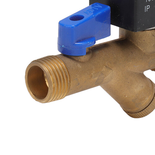 Electronic Drain Valve DN15 G1/2 16bar Brass Automatic Air Compressor 2