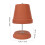 Red Ceramic Tea Light Oven Radiator for Winter DIY Heating 3