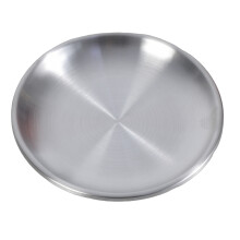 Stainless Steel Flat Cats Bowl Dogs Food Drinking-Matte color
