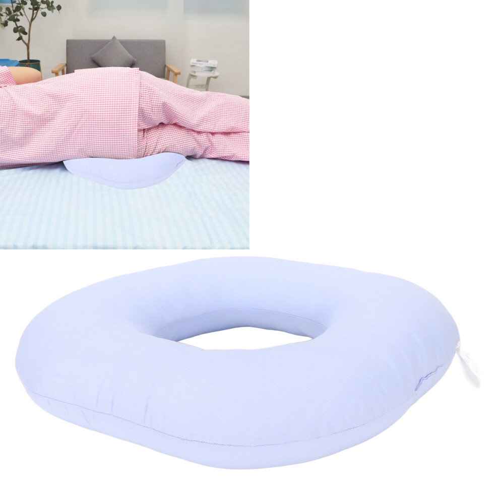Blue 14.2In Bed Sore Cushion Hip Decompression Pressure Relief Pillow