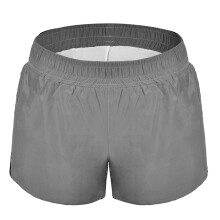 Women's Stretchy Shorts for Yoga and Gym, Metallic Sparkly Outfit with Drawstring Waist Lightweight Comfortable Pants, Flattering High Waist Design Pe