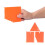 Orange Kitchen Gadgets Set, 3PCS/Set For Icing Smoother, Cake Decorating Comb, Adjustable Cake Topper, Designed To Create Stunning Textures On Your 8
