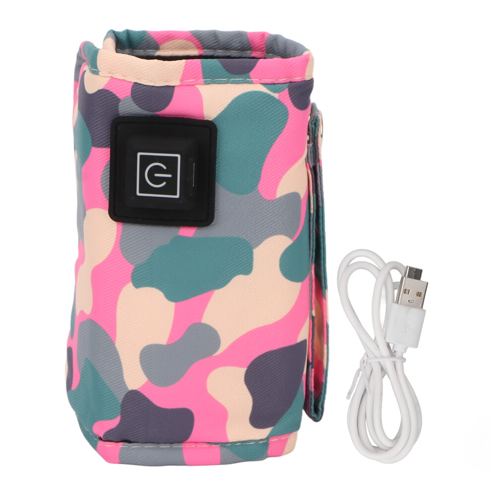 Fast Heating USB Bottle Warmer Bag Temperature Adjustable Portable Bottle Warmer Insulated Milk Bottle Insulation With Overheat Protection And Cloth