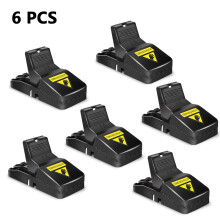 Durable ABS Plastic Mice Traps, High Sensitivity for Quick Kill and Easy Setup - Safe for Indoor Outdoor Environments