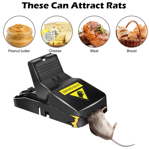 Durable ABS Plastic Mice Traps, High Sensitivity for Quick Kill and Easy Setup - Safe for Indoor Outdoor Environments 2