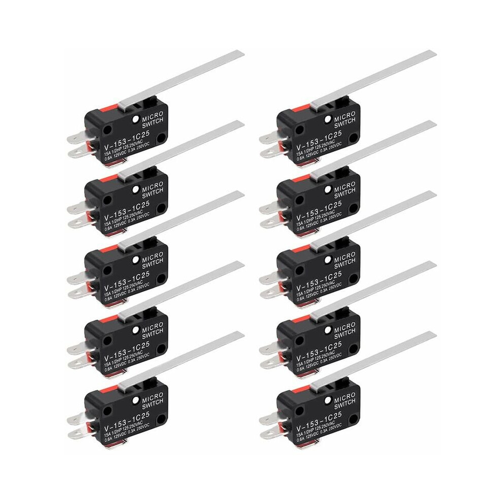 Compact Micro Switch, Mechanical Equipment's Reliable Companion, Electronic Equipment's Precise Solution, Flame-Retardant Shell For Safe Usage, 9340959681884