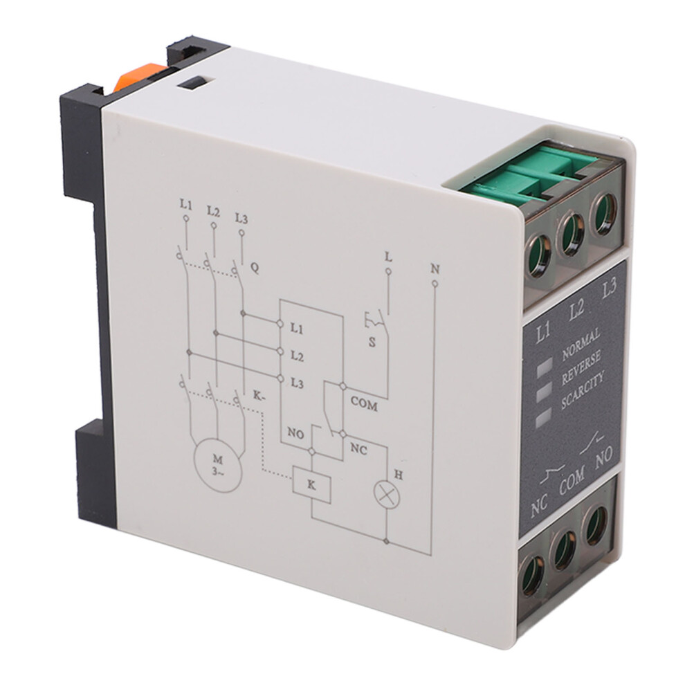 Efficient Rail Ac Relay Phase Sequence 220-440Vac Portable. 8701372418180
