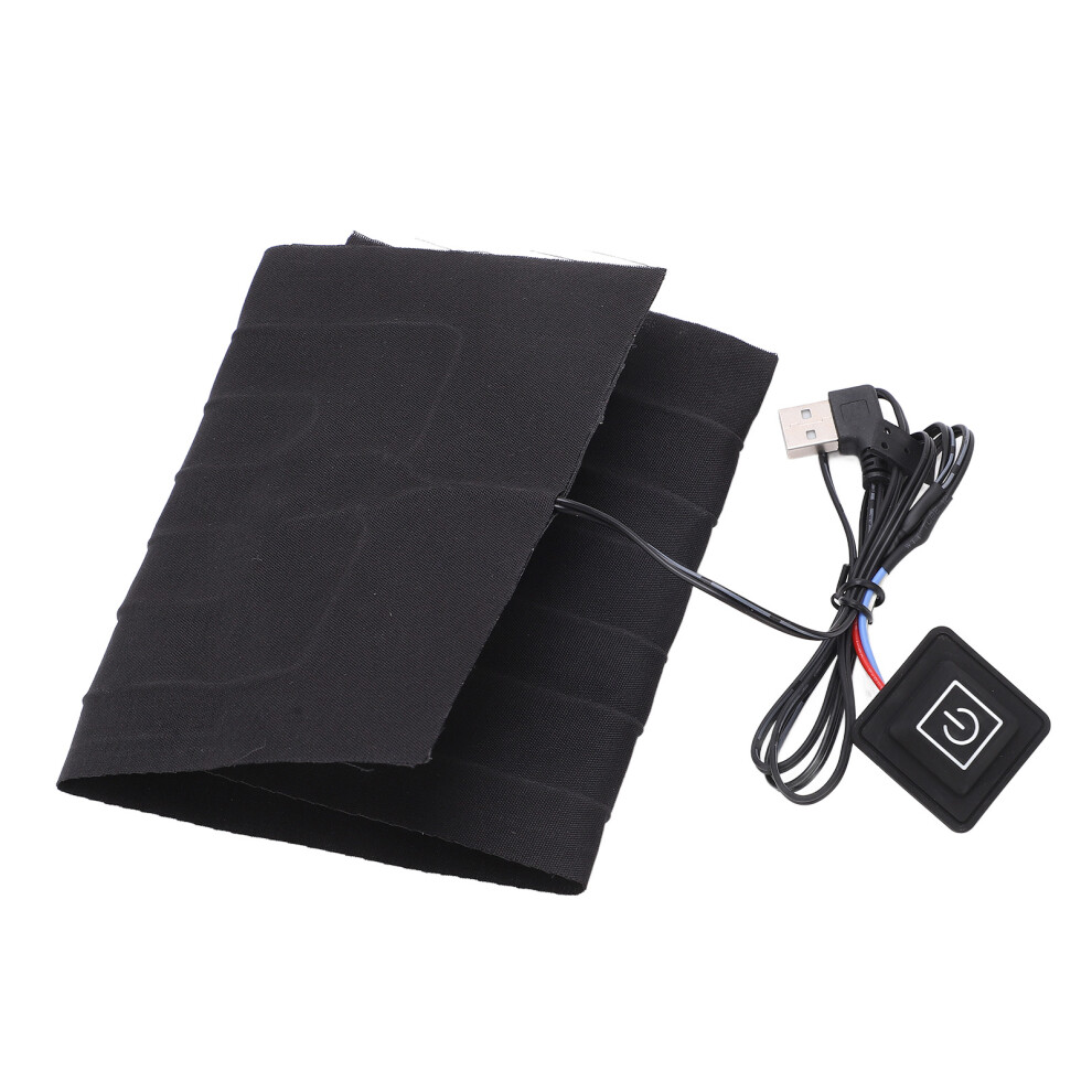 Safe Electric Usb Heated Cloth 3 Gear Waterproof Portable Heating Pad Mat 3491372418222