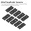 Rustproof Aluminium Flat Tie Plates 10 Pack - 2 Hole Fixing Brackets for Tables 3
