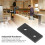 Rustproof Aluminium Flat Tie Plates 10 Pack - 2 Hole Fixing Brackets for Tables 10