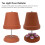 Red Ceramic Tea Light Oven Radiator for Winter DIY Heating 9