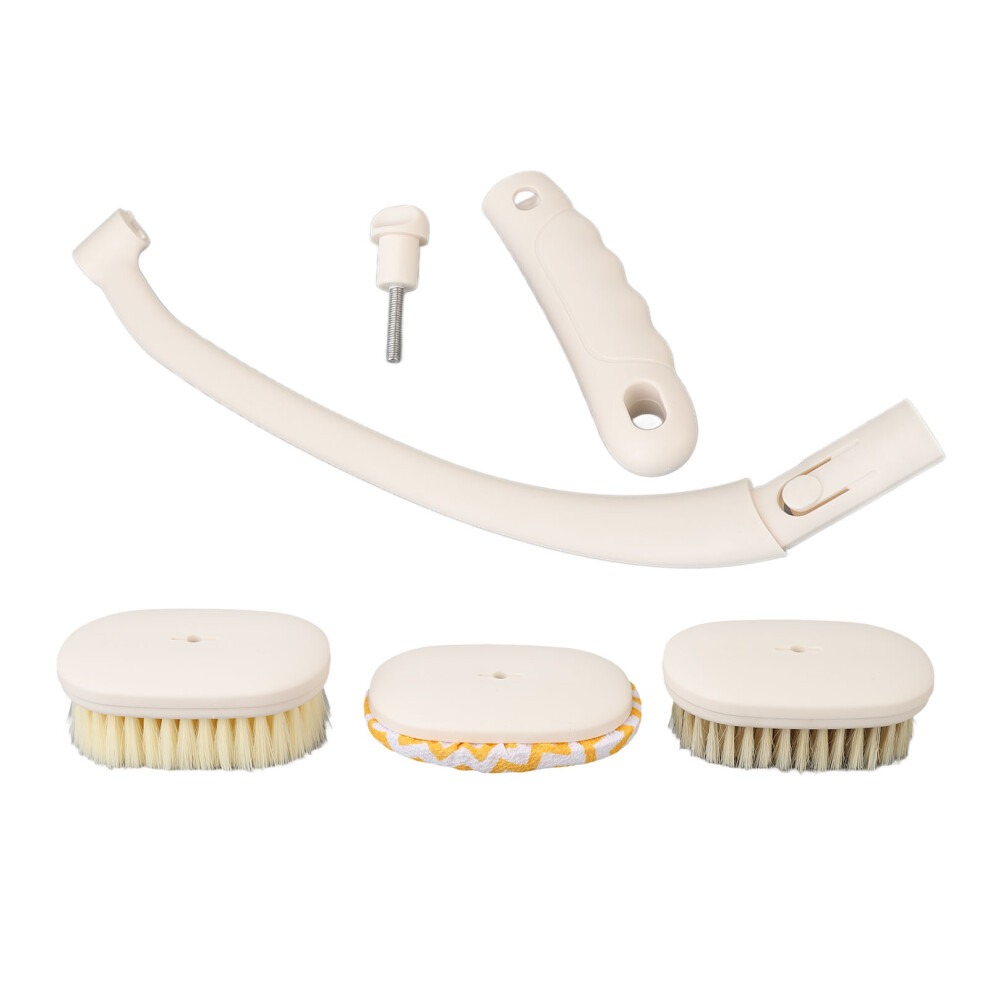 Effortless Access Bath Brush With Foldable Handle 3 In 1 Shower Tool Including Lotion Applicator And Sponge For Elderly And Post Surgery Patients,