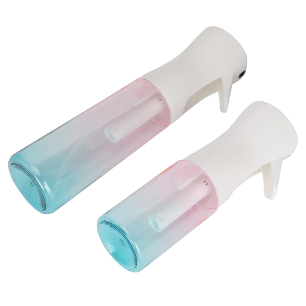2pcs Refillable Spray Bottles 300ml/200ml for Hair, Plants & Cleaning