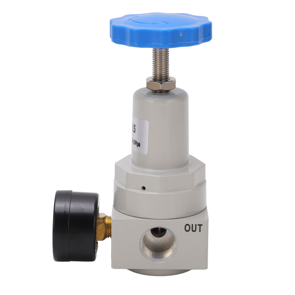 Auto Air Pressure Regulator Relief Valve Aluminium Alloy Qtyh-15 0.15-4.0Mpa 3531372421324