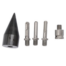 5 Stück Stahl-Holzspalter-Bohrer 45 mm Abnehmbare Stahlbohrer