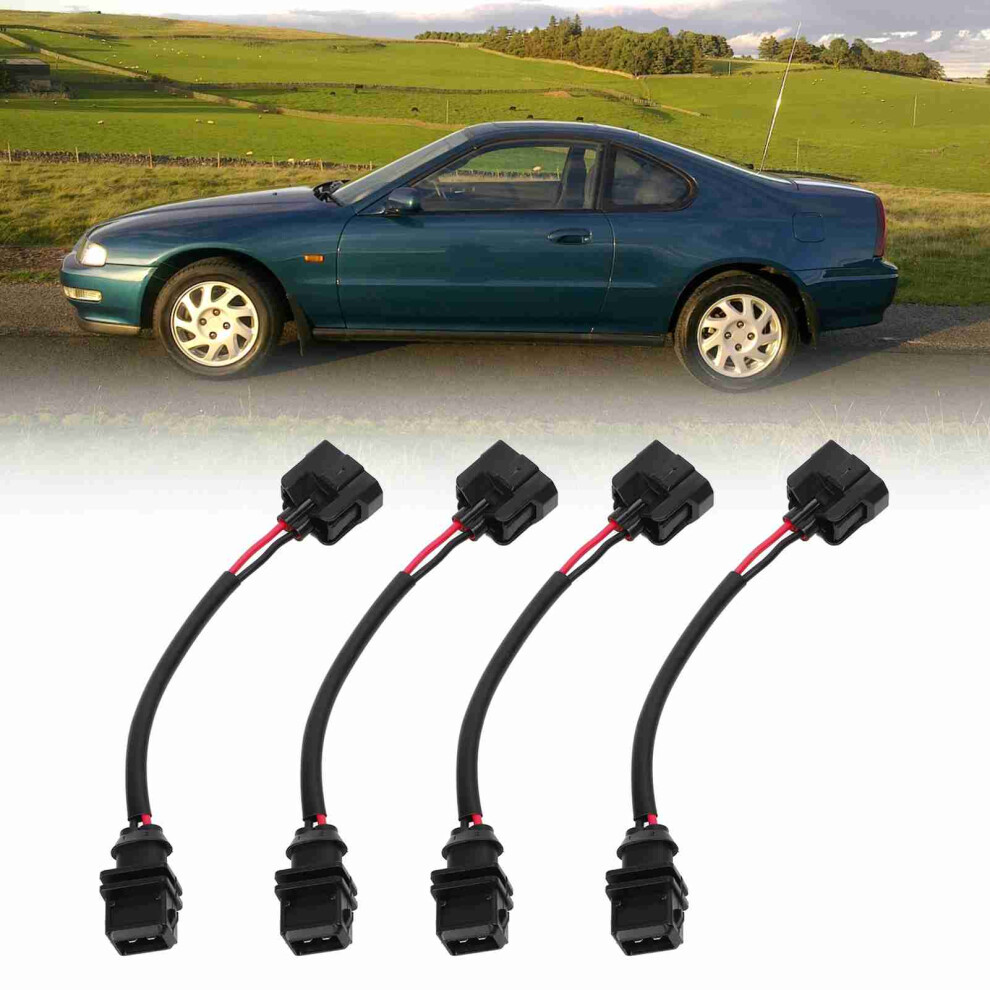 4Pcs Fuel Injector Conversion Harness For Acura Integra 199-1995 9311381968744
