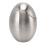 Edelstahl-Ei-förmiger Mini-Schreibtischmülleimer, 14,2 cm 4