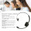 Single Ear Bluetooth Headset with Rotatable Mic Wireless Design & Charging Base 9