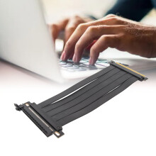 Câble flexible PCIE 4.0 x16 haute protection à 180, 30 cm pour cartes graphiques