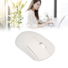 Souris gaming sans fil 1200 DPI, alimentée par batterie, blanche, pour PC et ordinateur portable